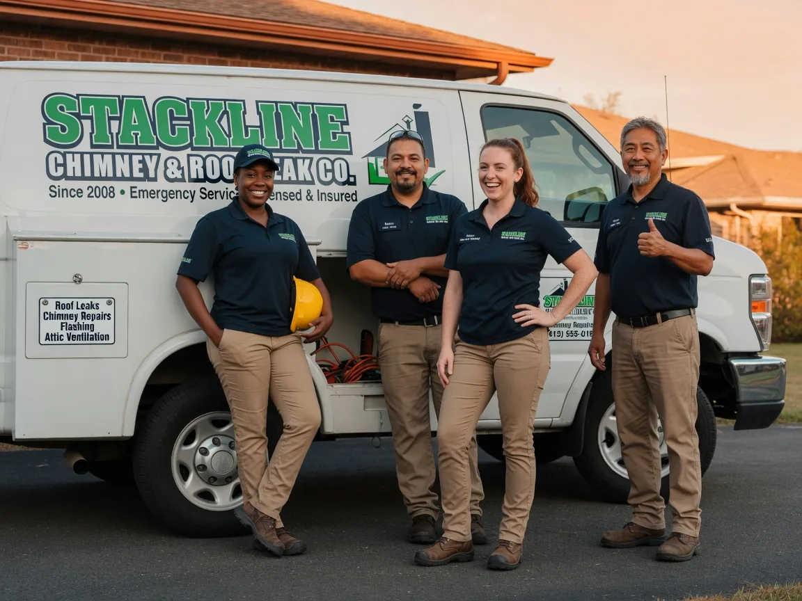 Chimney flashing repair company in Cypress, TX